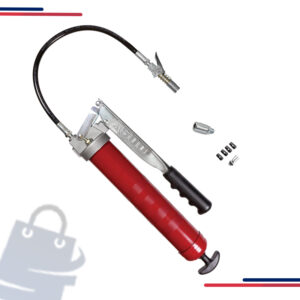 500 Alemite Lever Grease Gun, 16", Aluminum in Batteries Incl. Yes/3-AA and Lumens 550