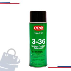 03005 CRC 3-36® Multi-Purpose Lubricant & Corrosion Inhibitor, 16oz, Aerosol in Color Light Machine Gray and Finish Gloss
