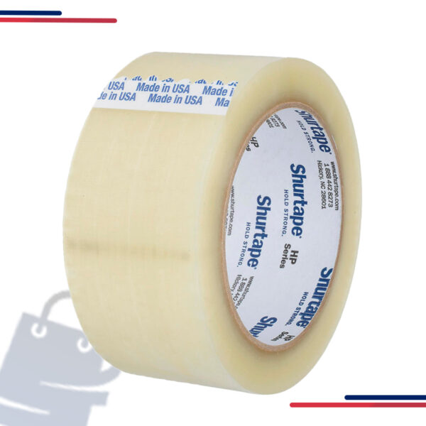 207141 Shurtape Carton Sealing Tape,2",55-110yds,Clear,1.6 Mil in Length 110 yds