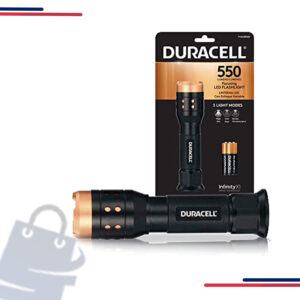 8272-DF1000 Duracell Aluminum Focusing LED Flashlight, 1000 in Lumens 550 and Batteries Incl. Yes/3-AA