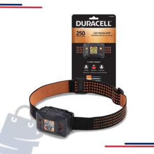7173-DH250 Duracell Motion-Activated LED Headlamp, 250 Lumens, 3 Modes, 3-AAA in Watts 1200