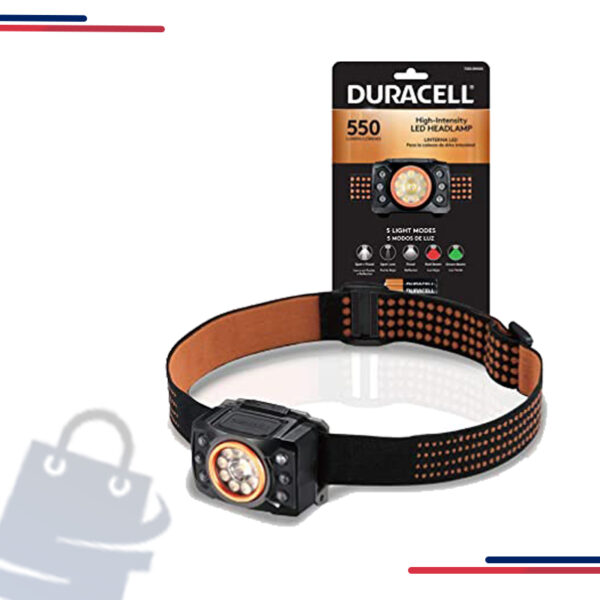 Duracell 550 Lumen High-Intensity LED Headlamp for Everyday Use