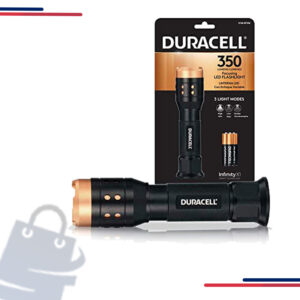 8272-DF1000 Duracell Aluminum Focusing LED Flashlight, 1000 in Lumens 350 and Batteries Incl. Yes/3-AA