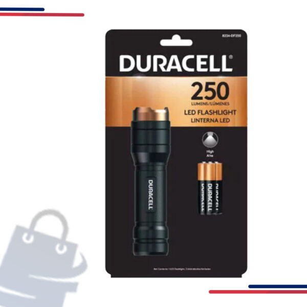 8272-DF1000 Duracell Aluminum Focusing LED Flashlight, 1000 in Batteries Incl. Yes/3-AA and Lumens 550