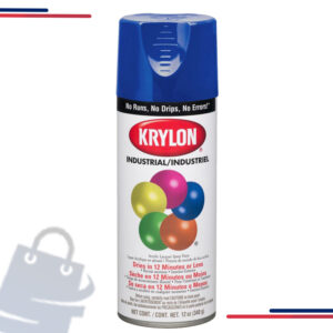 K01608 Krylon Industrial 5-Ball Int/Ext Smoke Gray,16 Oz in Color True Blue