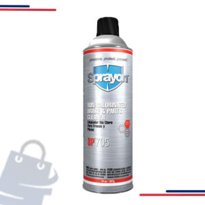 SP705 Sprayon Non-Chlorinated Brake & Parts Cleaner, 20oz in Color Flat Gray