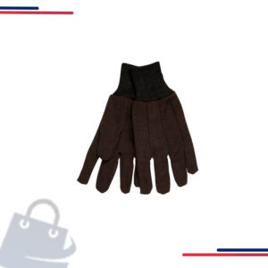7100 Memphis Gloves Gloves, Large, Jersey, Brown, Knit Wrist Cuff in Size Medium