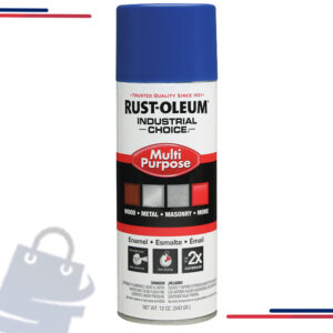 1679830 Rust-Oleum 1600 Industrial Choice Spray Paint, 12 Oz, in Color Safety Blue