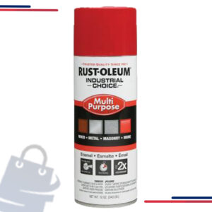 1679830 Rust-Oleum 1600 Industrial Choice Spray Paint, 12 Oz, in Color Safety Red